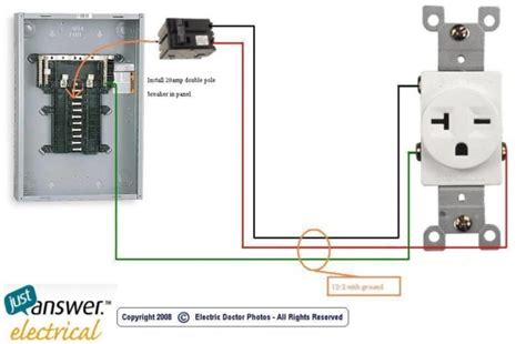 electrical box with 2 220v receptacles|single 220v electrical connection.